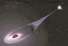 “失控”黑洞脱离宿主星系狂奔-社科在线